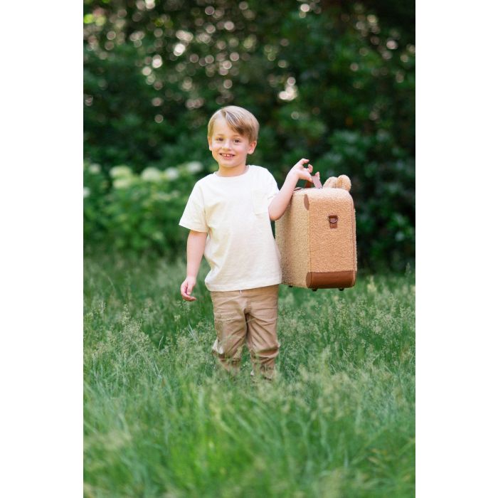 Mini Traveler Kids Suitcase - Teddy Brown