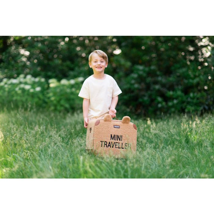 Mini Traveler Kids Suitcase - Teddy Brown
