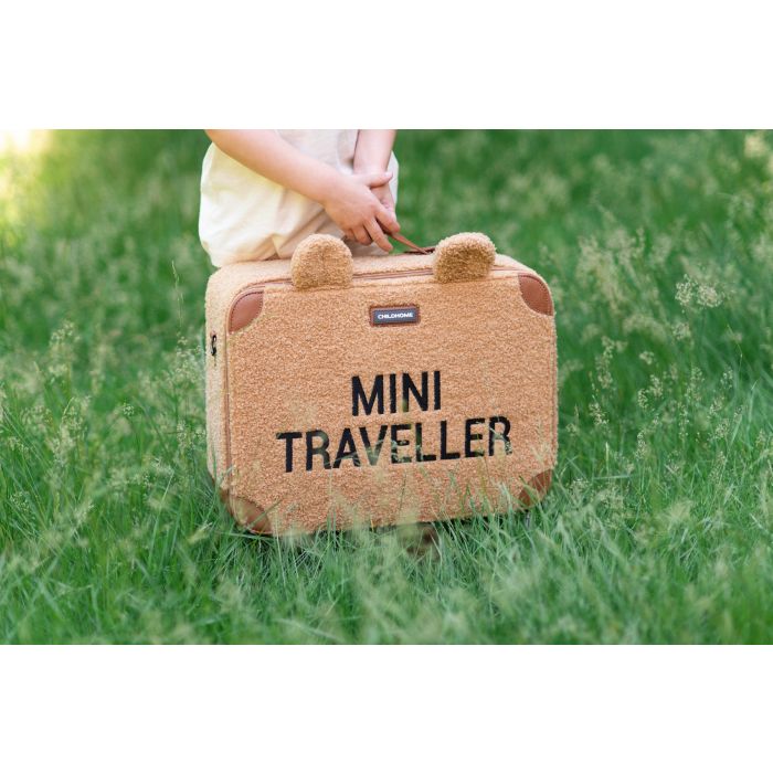 Mini Traveler Kids Suitcase - Teddy Brown