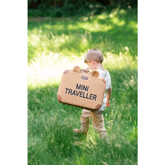 Mini Traveler Kids Suitcase - Teddy Brown