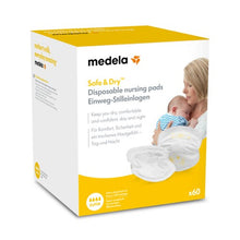 Load image into Gallery viewer, Safe &amp; Dry™ Disposable Nursing Pads - 60pcs
