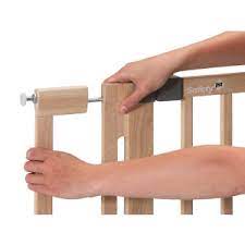 Easy Close wood Door Gate - Natural Wood