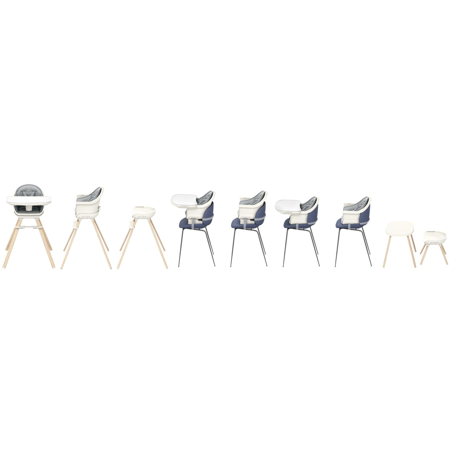 Moa 8-in-1 Highchair - White
