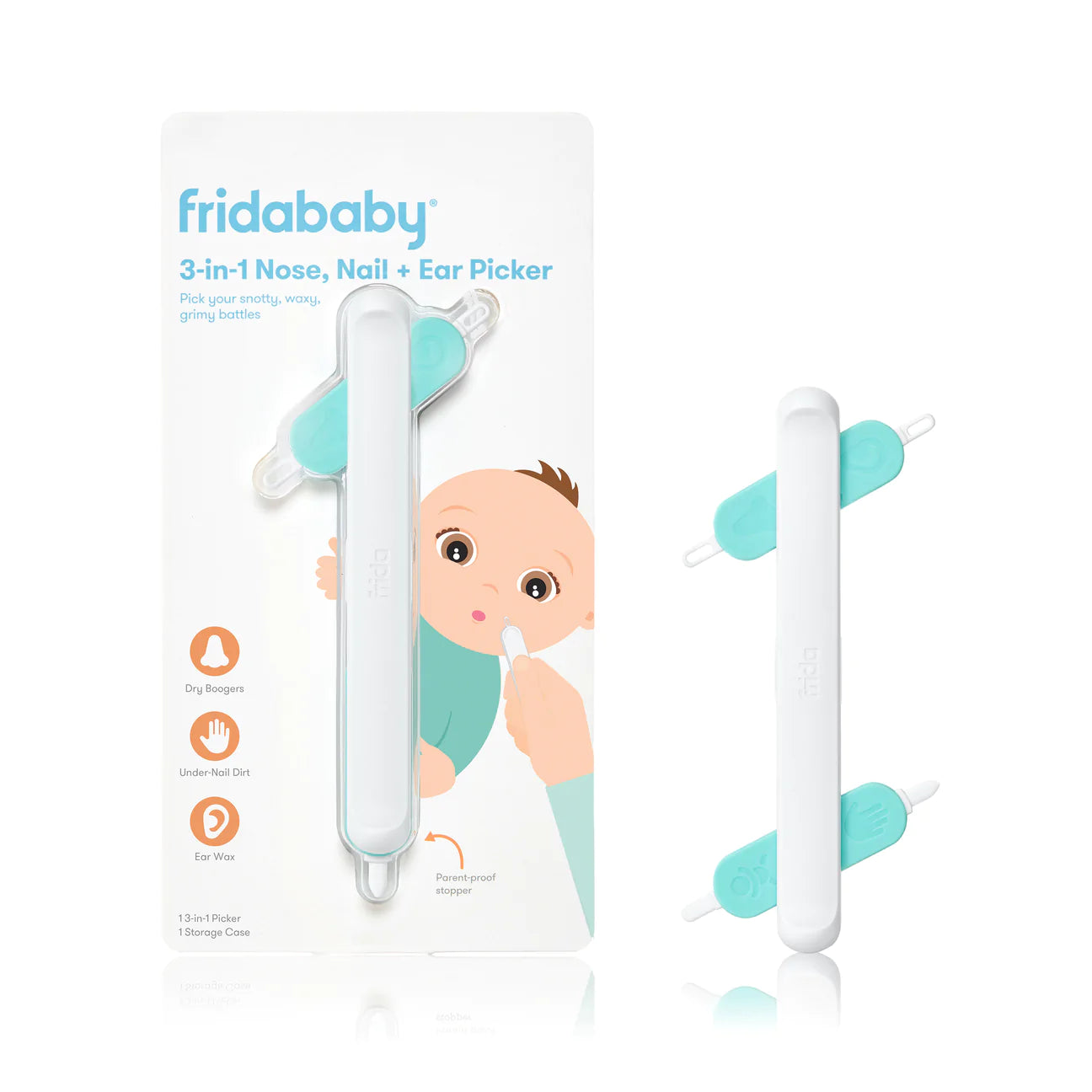 3-in-1 Nose, Nail + Ear Picker