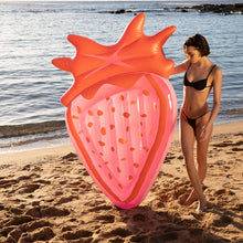 Load image into Gallery viewer, Luxe Lie-On Float Strawberry Pink Berry
