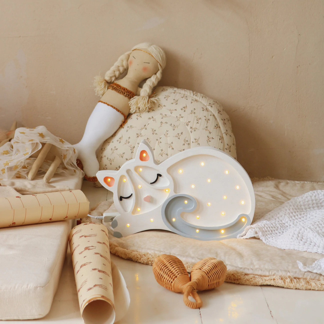 Little Lights Kitten Lamp
