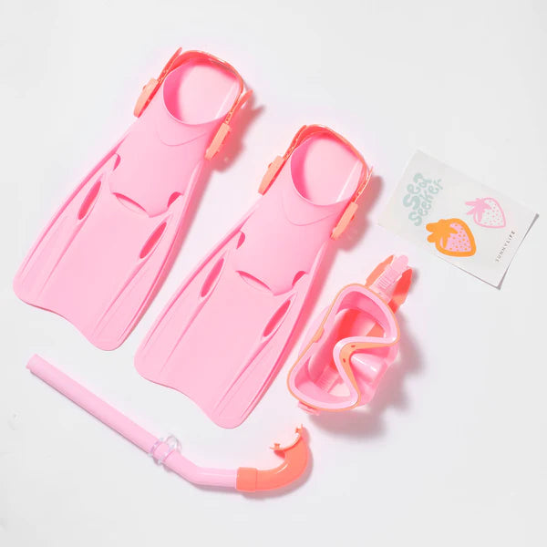 Kids Dive Set - Medium - Sea Seeker Strawberry