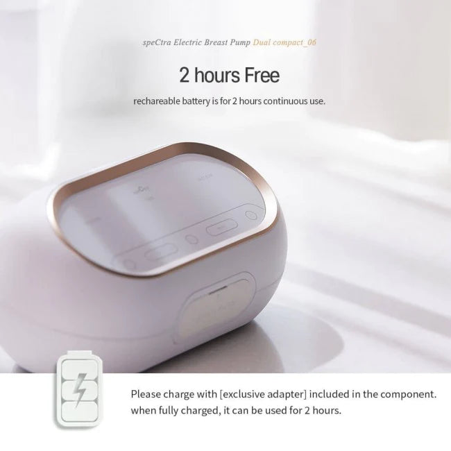 Dual Compact Portable Double Breast Pump