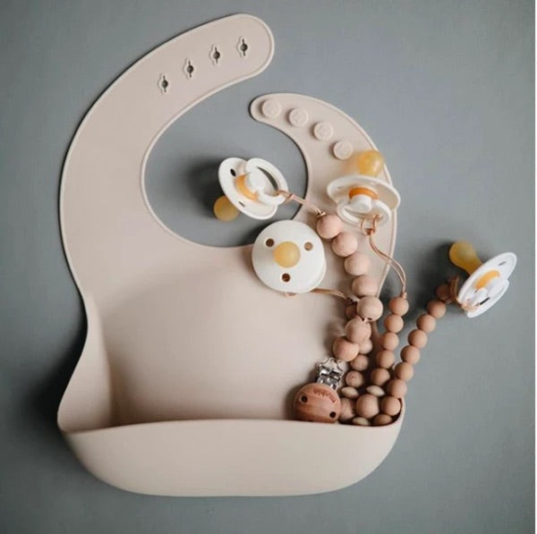 Silicone Baby Bib - Shifting Sand