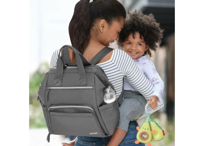 Mainframe Wide Open Diaper Backpack - Charcoal