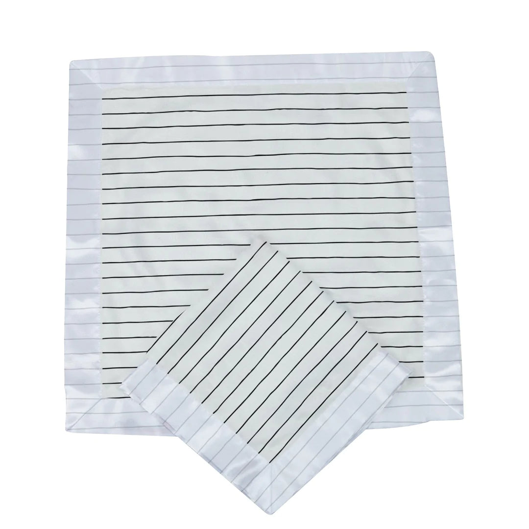 Pencil Stripe Bamboo Muslin Blankie
