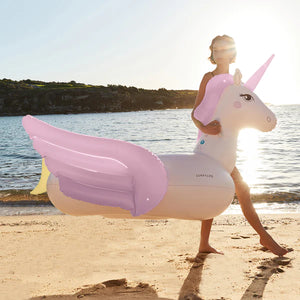 Luxe Ride-On Float Unicorn Pastel