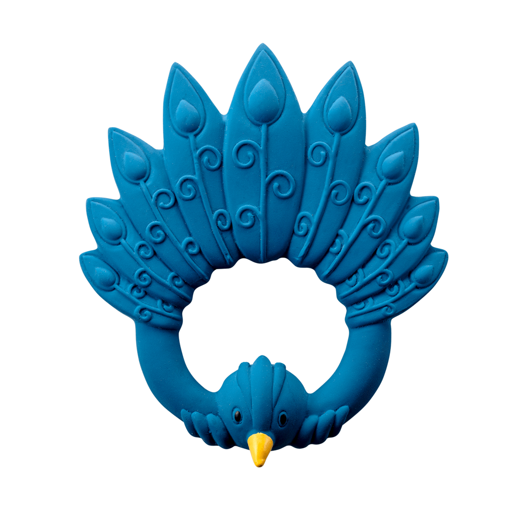 Teether Peacock Blue