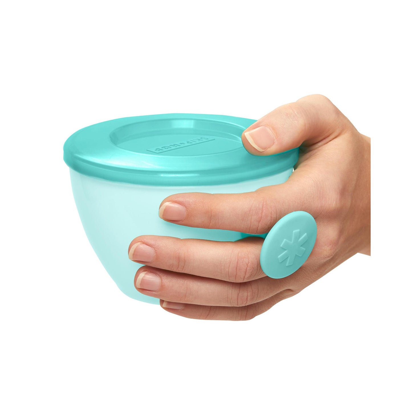 Easy-Grab Bowls-Grey/Soft Teal