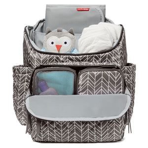 Forma Pack & Go Diaper Backpack - Grey Feather