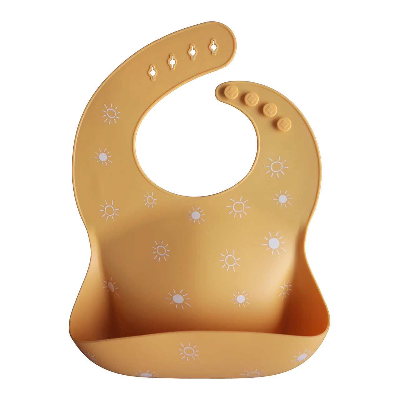 Silicone Baby Bib - Sun