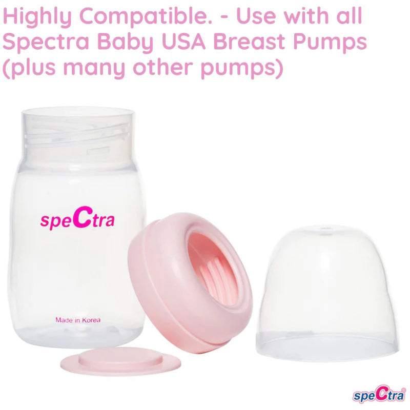 Wide Neck Milk Storage Bottles (2pk) 160ml