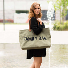 Load image into Gallery viewer, Family Bag Nursery Bag - Canvas Khaki
