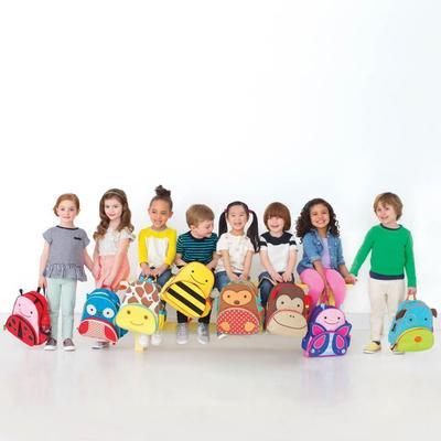 Images of kids with Backpacks from SkipHop 