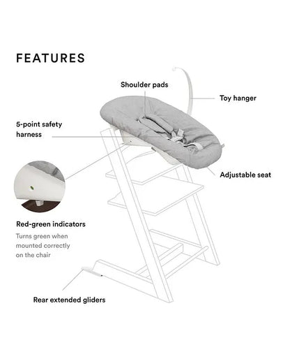 Tripp Trapp® Newborn Set with Toy hanger