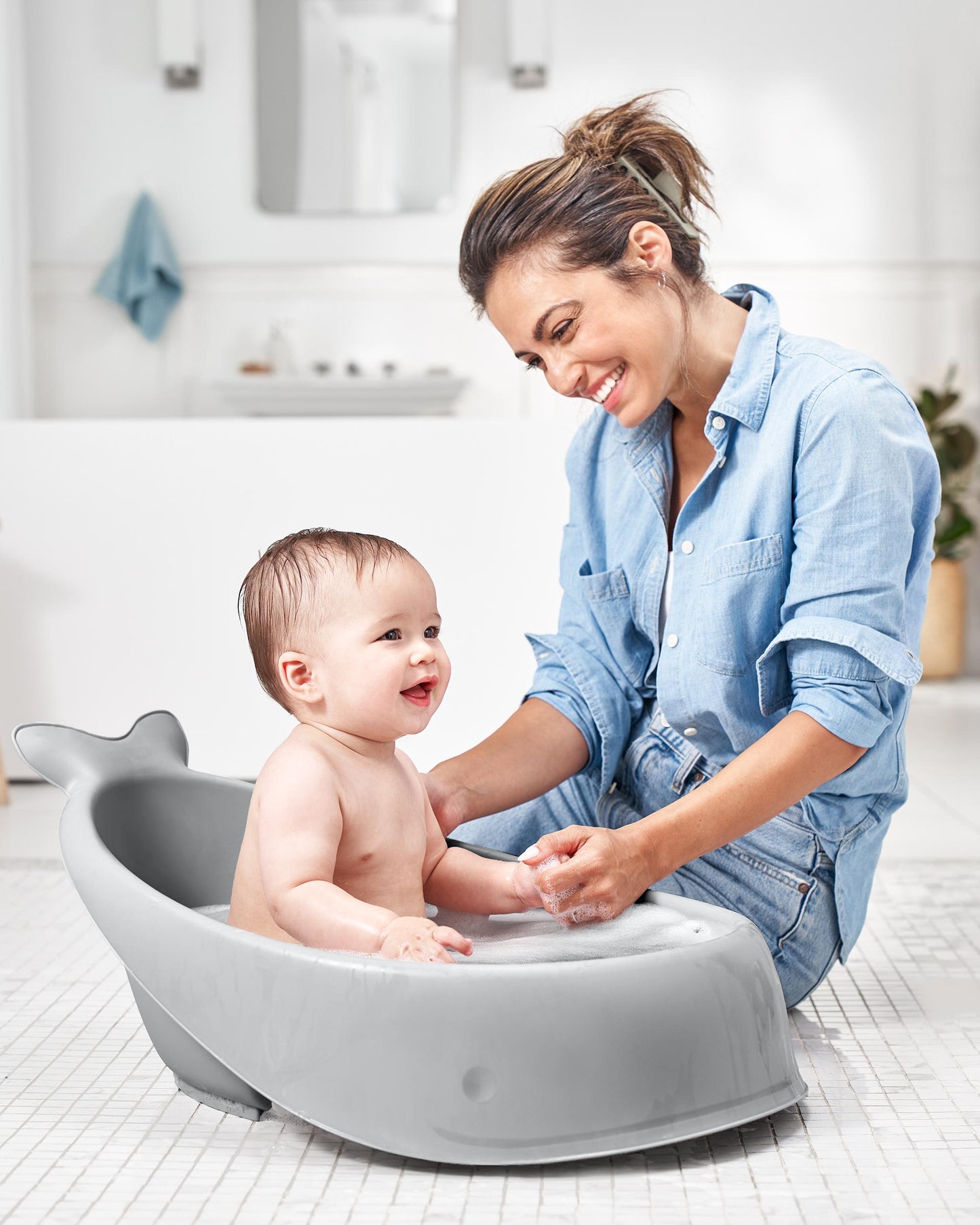 MOBY® Smart Sling™ 3-Stage Tub - Grey