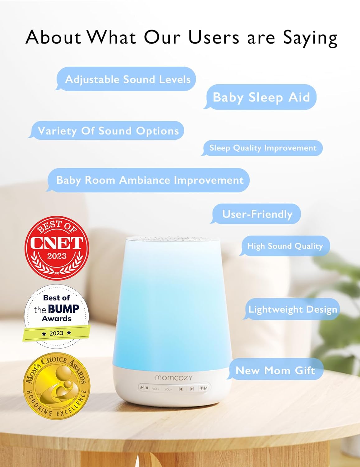 Smart Baby Sound Machine - App Remote Control