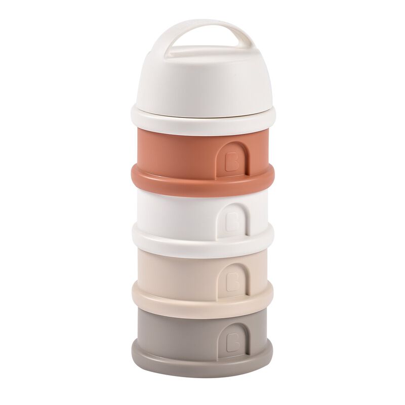 Formula Milk Container - Cotton/Terracotta