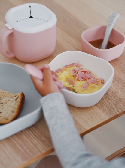 Silicone 3 Piece Nesting Bowl Set - Rose