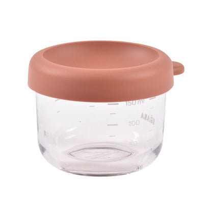 Conservative Glass Food Container - Terracotta - 150 ml