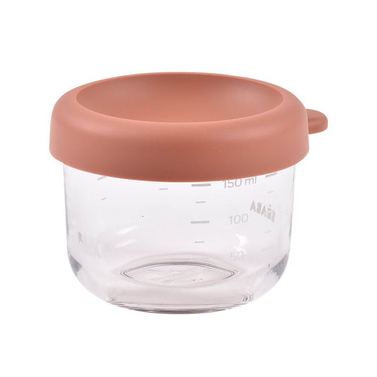 Conservative Glass Food Container - Terracotta - 150 ml