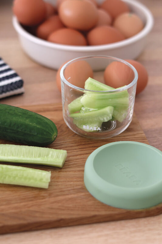Conservative Glass Food Container - Sage - 150 ml