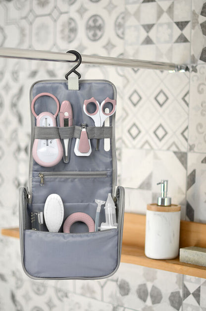 Hanging Toiletry Bag - Old Pink