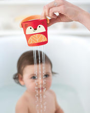 Load image into Gallery viewer, Zoo Stack &amp; Pour Buckets Baby Bath Toy
