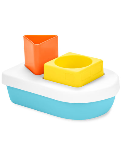 Zoo Sort & Stack Boat Baby Bath Toy