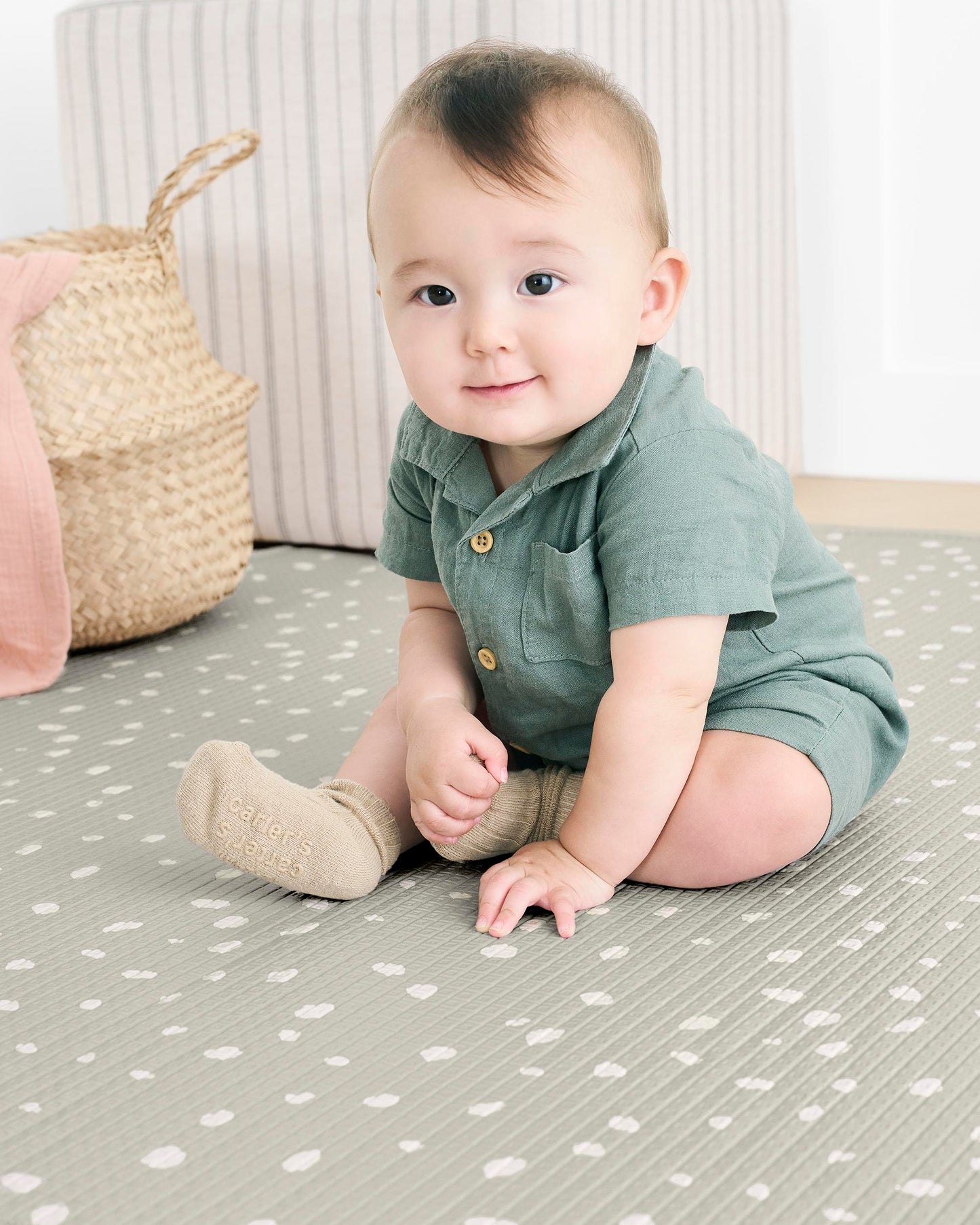 Doubleplay Reversible Playmat - Boho Beige