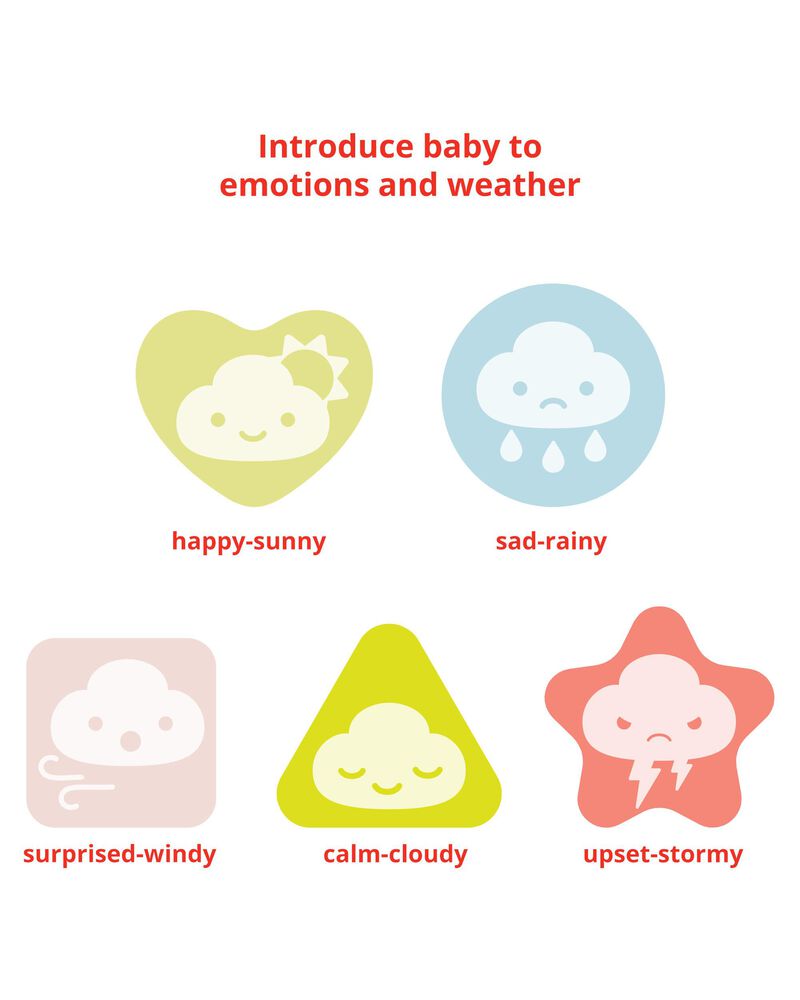 Silver Lining Cloud Feelings Shape Sorter Baby Toy