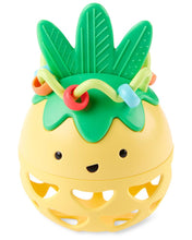Load image into Gallery viewer, Farmstand Roll-Around Pineapple Rattle Baby Toy
