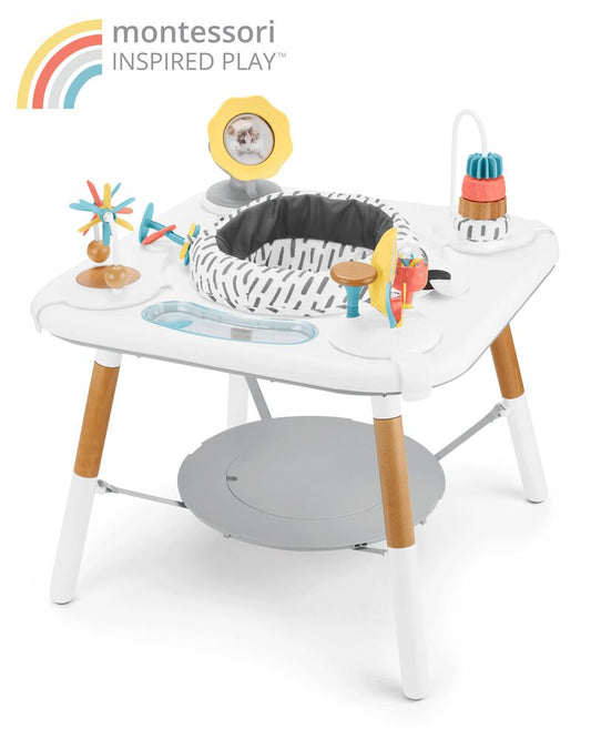 Discoverosity Montessori-Inspired 3-Stage Activity Center & Play Table