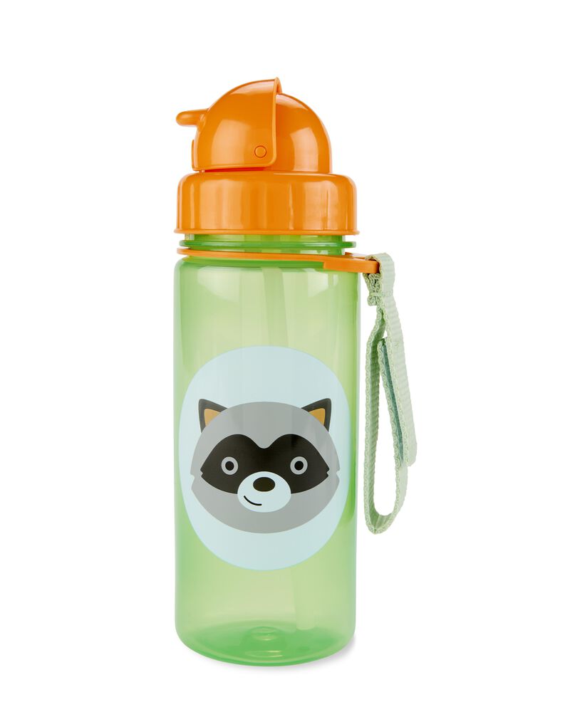 Zoo Straw Bottle - Raccoon