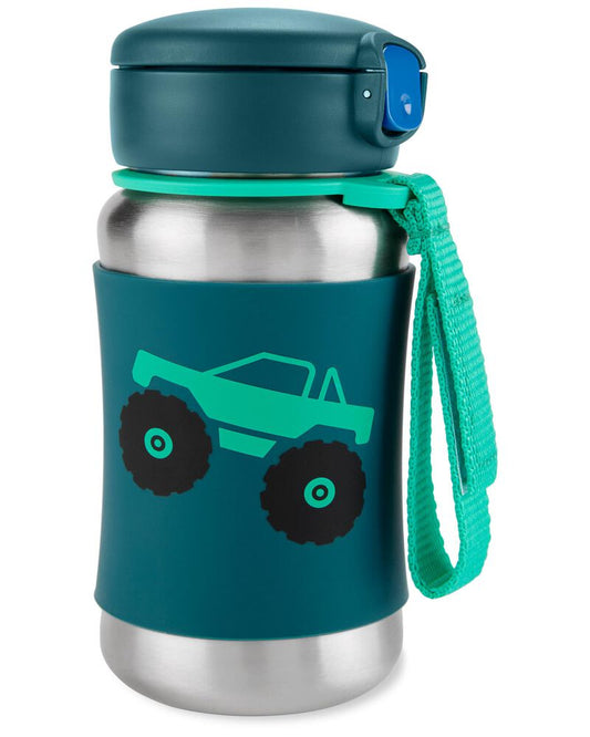 Spark Style Stainless Steel Straw Bottle -Truck