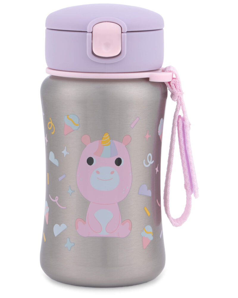 Besties Squad Stainless Steel Straw Bottle - Unicorn