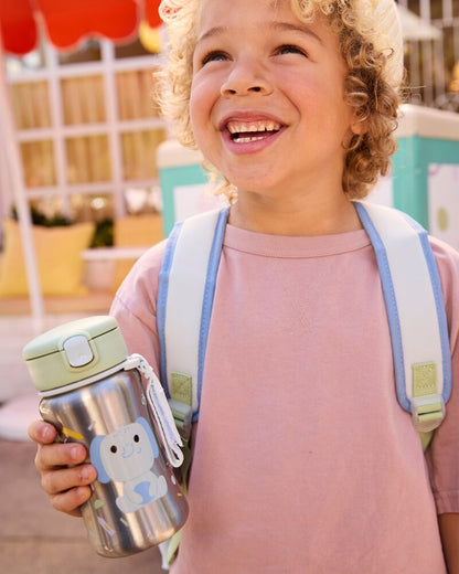 Besties Squad Stainless Steel Straw Bottle - Elephant