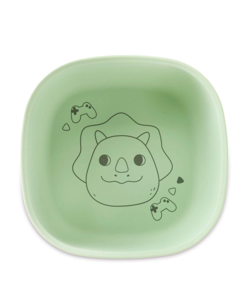 Besties Squad Silicone Bowl - Green - Dino
