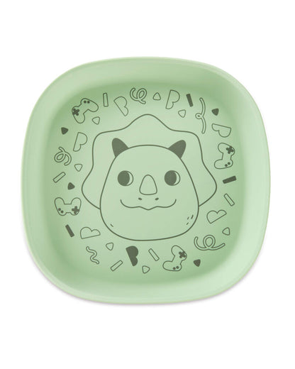Besties Squad Silicone Plate - Green Dino