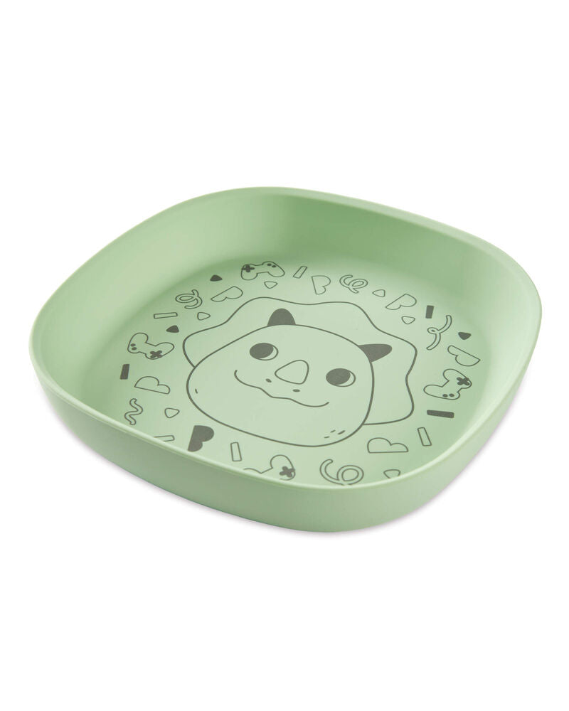 Besties Squad Silicone Plate - Green Dino