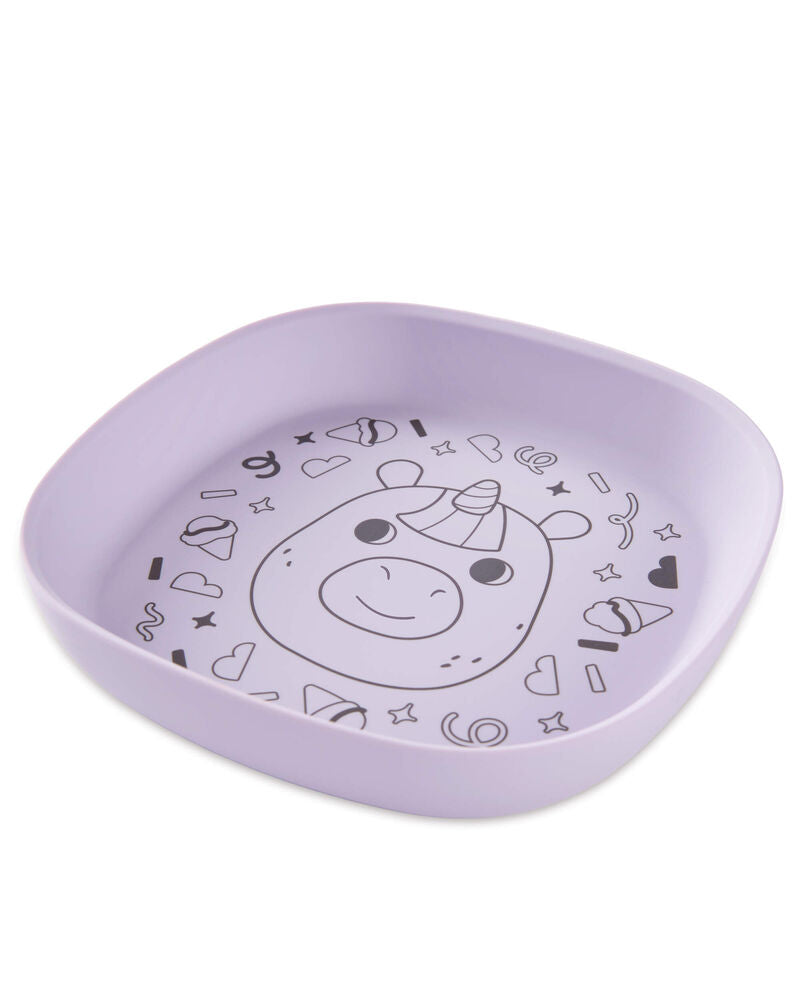 Besties Squad Silicone Plate - Purple Unicorn