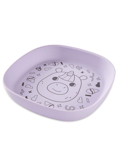 Besties Squad Silicone Plate - Purple Unicorn