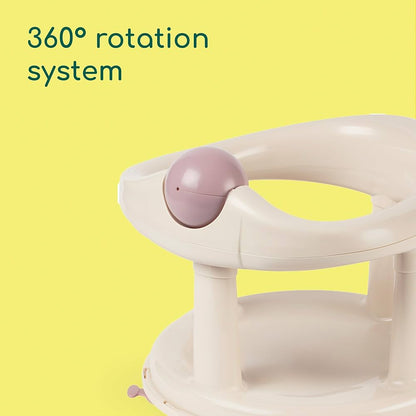 Swivel Bath Seat - Sand/Lavender