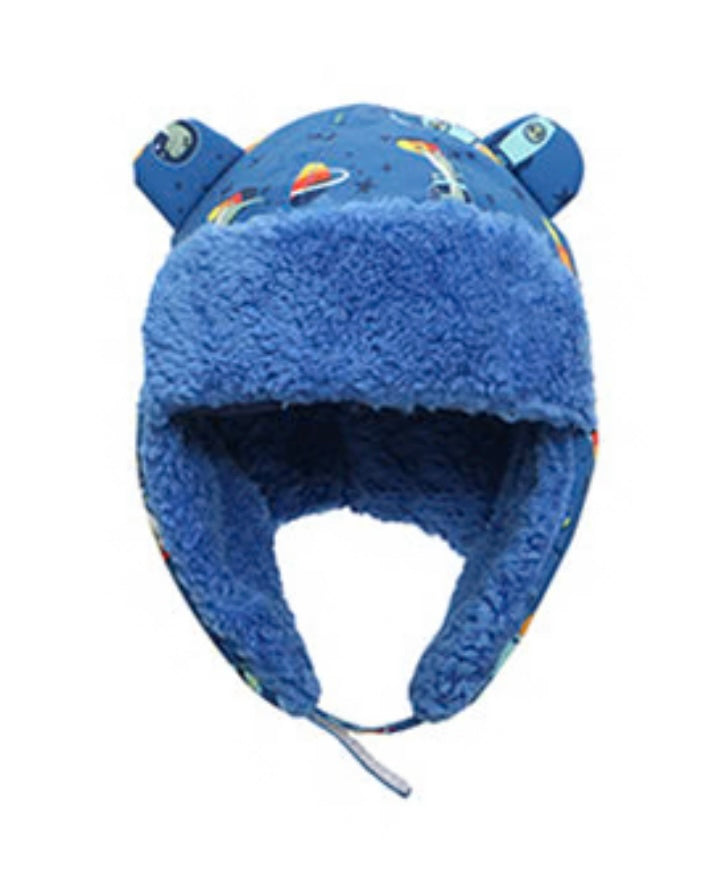 Kids & Baby Water Repellent Trapper Hat - Dino (2-4y)