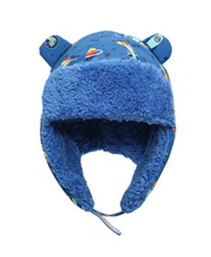 Kids & Baby Water Repellent Trapper Hat - Dino (2-4y)